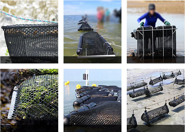 The Market Aquaculture Equipment Oyster Bag - Orange Handle Market - O/S main image 0